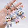 Disney Мультяшный Флок Дональд Дак Брелок Микки и Минни Подвеска Игрушка Милый Аксессуар для Сумки Кукла Ребенок Рождественская Вечеринка Маленькие Подарки