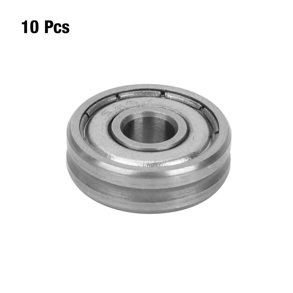 Pack of 10 V- bearings V-roller bearings 90 degrees with 0.75 mm for linear motion systems CNC rail