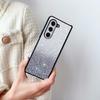 Для Samsung Galaxy Z Fold 6 5 4 3 5G чехол на ощупь с блестками и градиентом складной противоударный защитный твердый чехол аксессуары