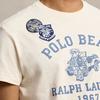 Polo Ralph Lauren Letter And Number Print Crew Neck Short Sleeve T Shirt Men Tops Washed-White MNPOTSH1N822063-100
