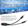 24V Waterproof  IP Camera Power Over Ethernet Adapter POE Cable Splitter InjectorBlack