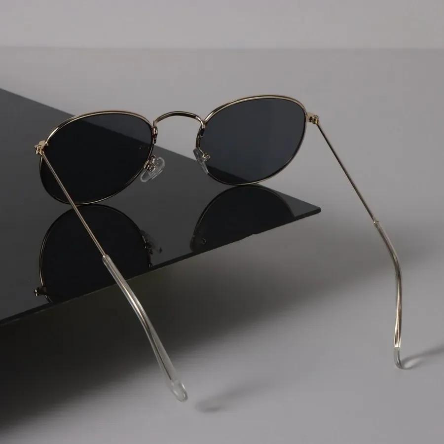Маленькие круглые солнцезащитные очки женские мужские винтажные модные женские мужские зеркальные прозрачные дизайнерские очки сексуальные брендовые черные солнцезащитные очки