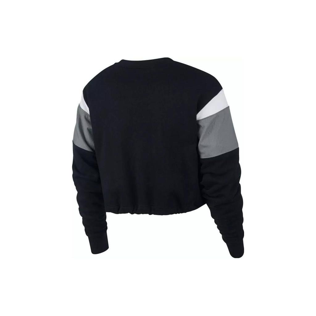 Nike Свитшот с длинным рукавом и принтом в американском стиле, женский, черный CJ2308-010