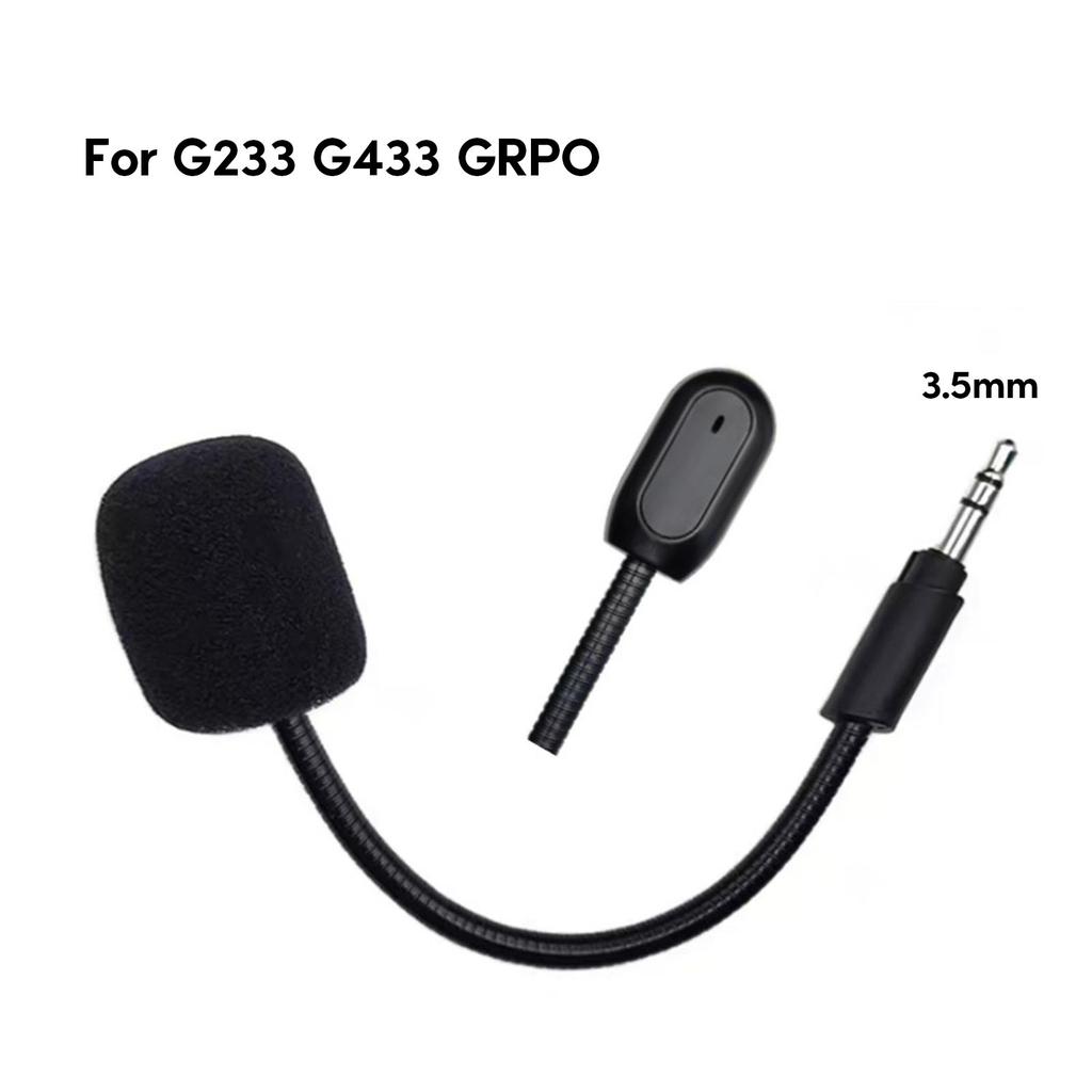 Replacement Gaming Boom Mic for G233 G433 GRPO Headphone Mics Comfort and Quality Mics Enhanced Gaming Experience