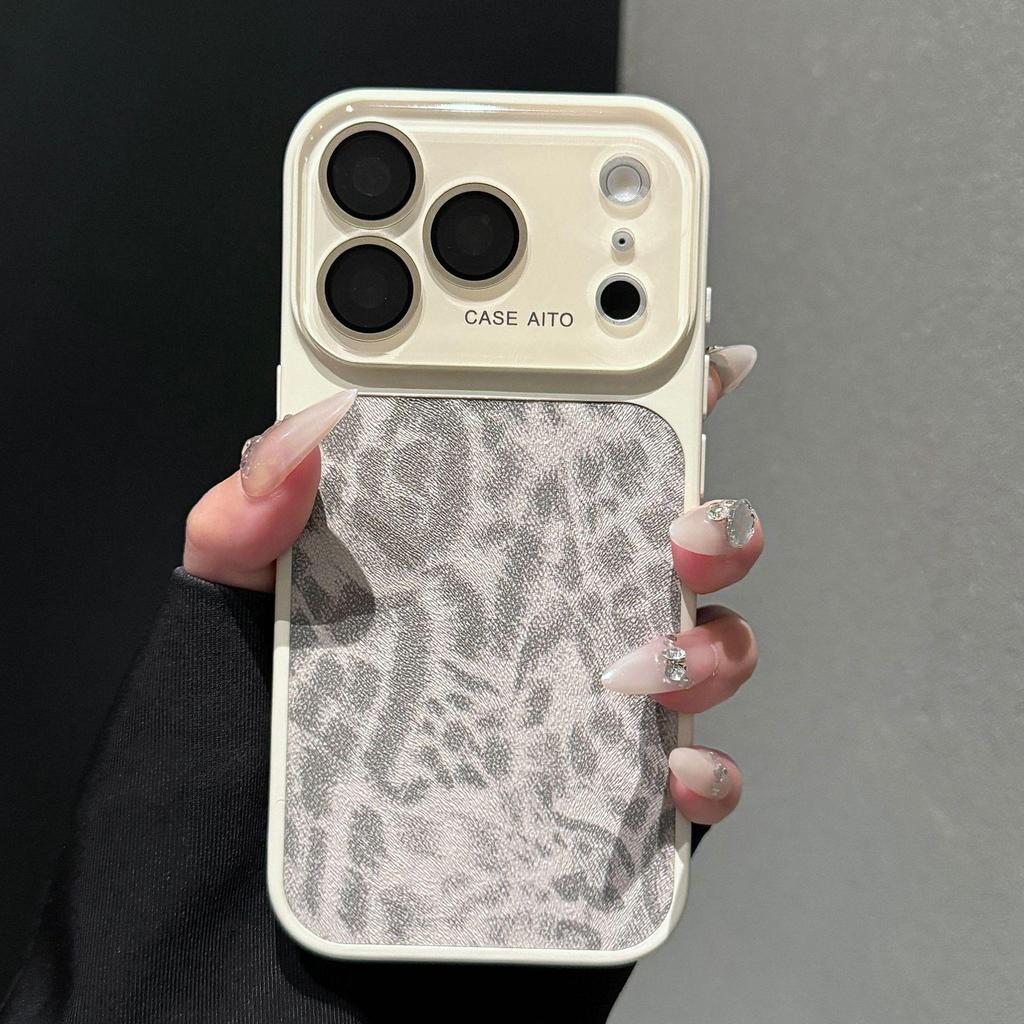 Виниловая наклейка с леопардовым принтом для iPhone 17 Pro Max - Совместима с защитным чехлом Apple 16