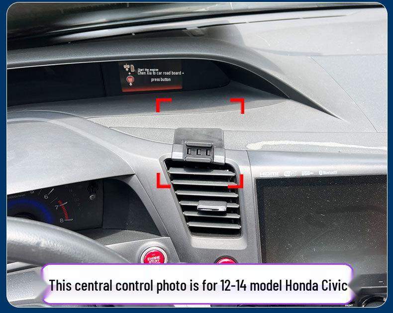 Совместимый держатель для телефона для Honda Civic (2016-2023) 9-е, 10-е, 11-е поколение – Кронштейн для навигации.