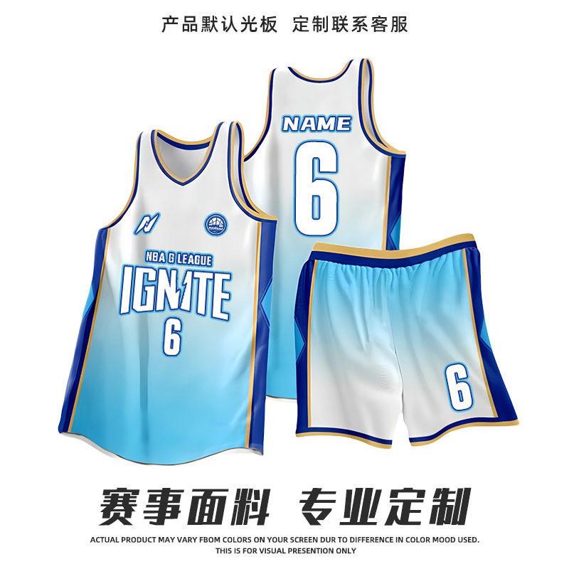 Mens Basketball Jersey Set Custom Printed Team Uniforms Training Sportswear Unisex Breathable Quick Dry Sleeveless