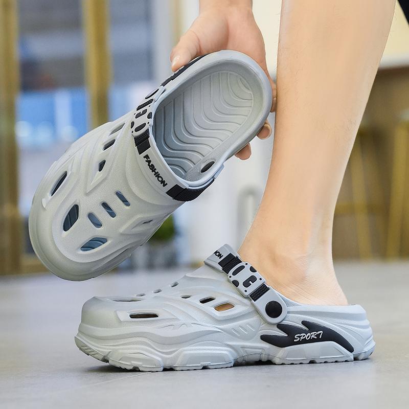 Unisex EVA Clogs Garden Shoes Lightweight Beach Sandals Breathable Slip On Slippers for Summer Daily Wear Travel Walking