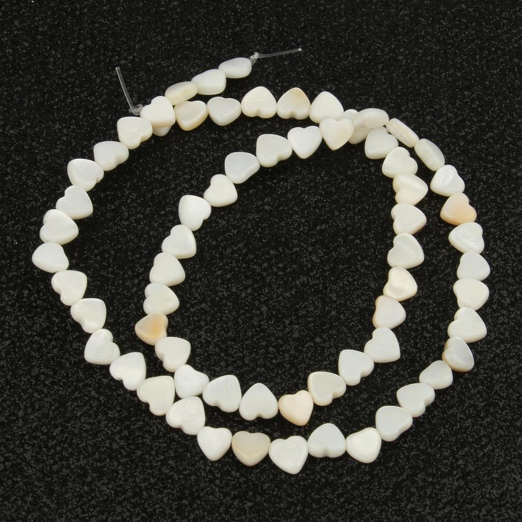 Натуральные пресноводные белые бусины из ракушек Бабочка Цветы Сердце Звезда Плоские круглые бусины из ракушек для изготовления ювелирных изделий DIY Браслеты из бисера для женщин