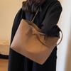 Большая вместительная сумка женская осенне-зимняя универсальная 2024 новая повседневная простая сумка через плечо Texture Class Commuter Tote