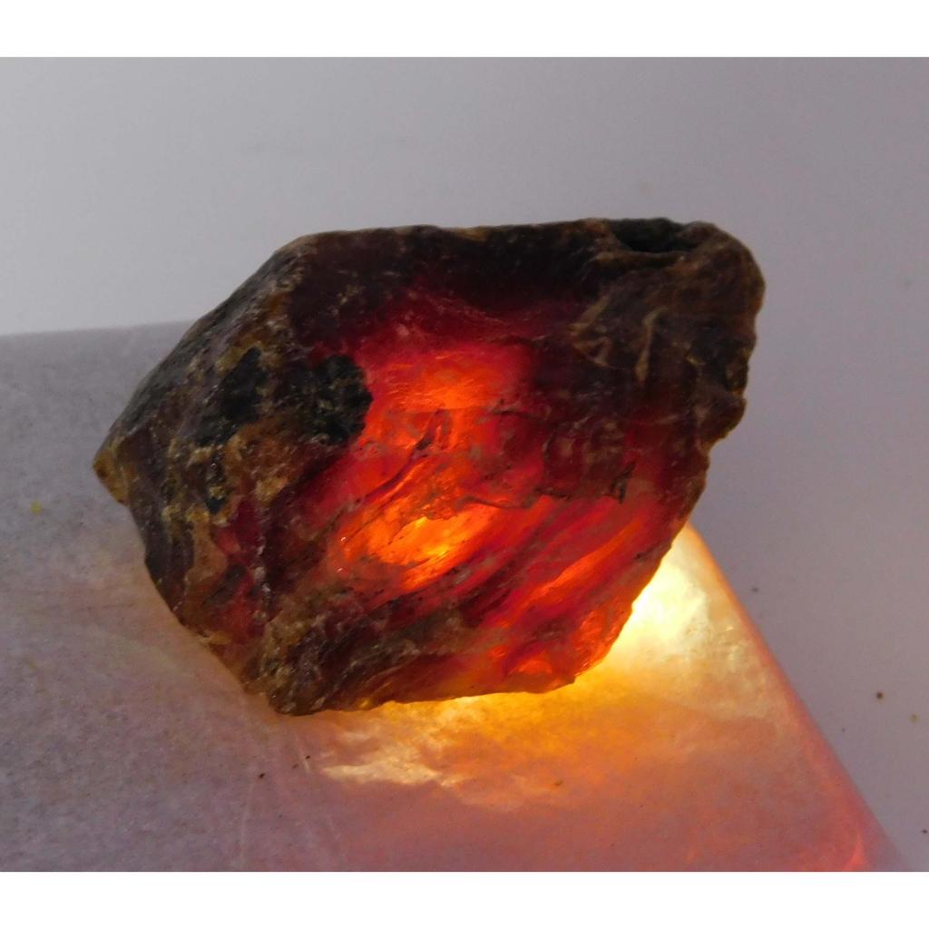 Amber Orange Uncut Natural Raw Rough 85.00 Ct Real Loose Gemstone