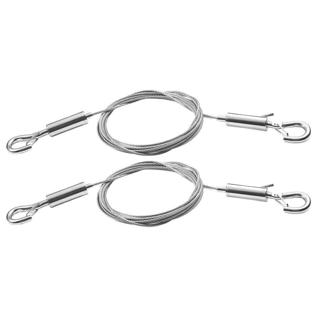 Picture Hanging Wire Set with Adjustable Lengths of 1m and 2m Featuring Small and Large Hook for Art and Mirrors Display