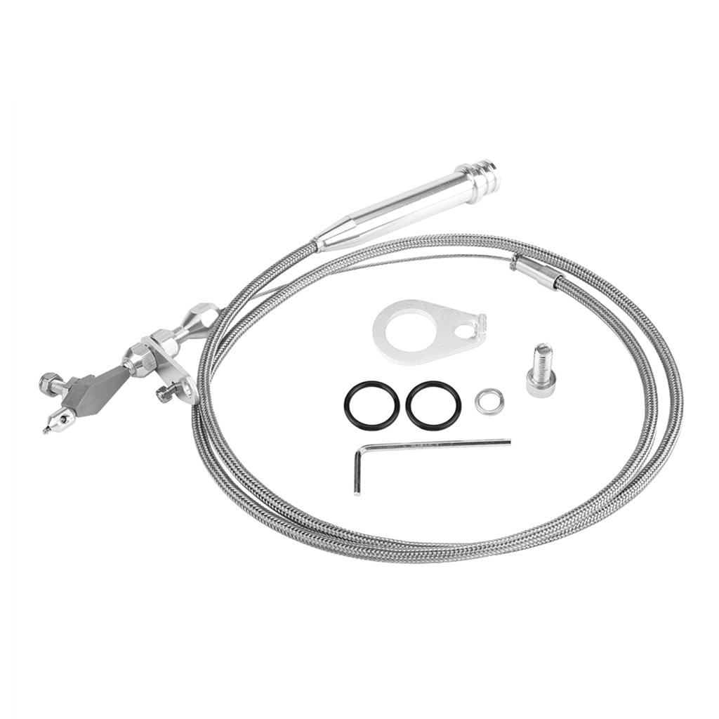 700R4 Braided Kickdown Cable Transmission Detent for All GM CHEVY PONTIAC OLDSMOBILE BUICK