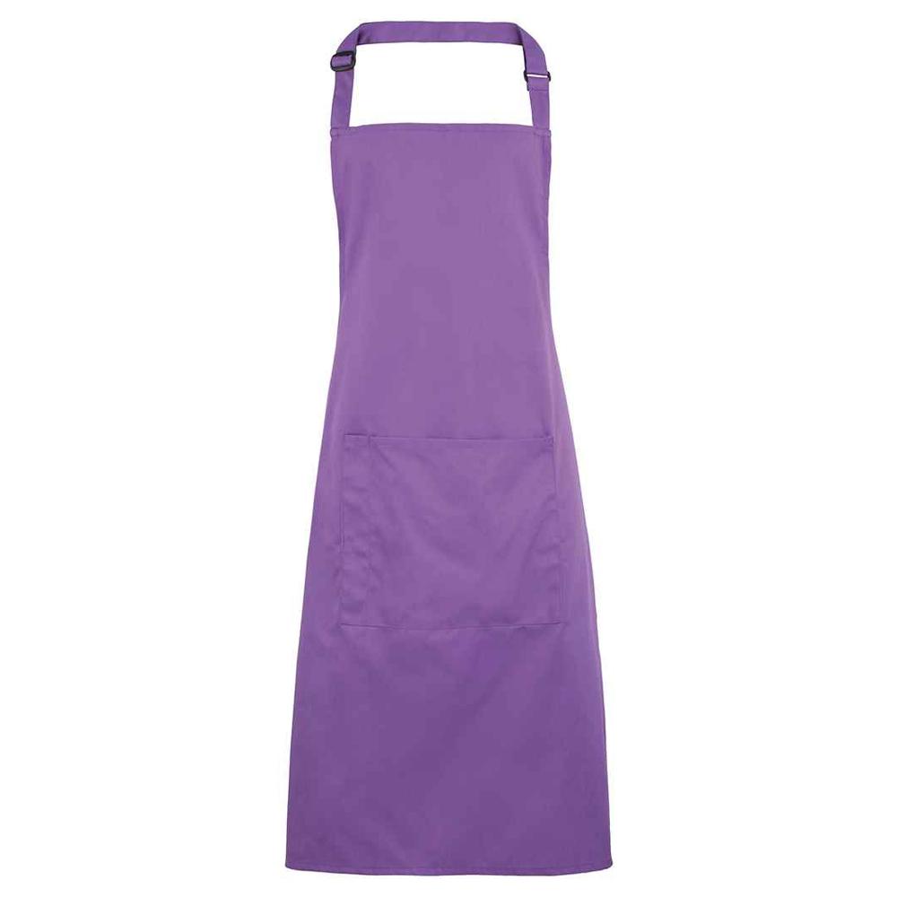 Premier Unisex Adult Colours Collection Pocket Bib Apron