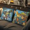 Игровой чехол на подушку Ratchet And C-Clank Для спальни, комнаты и дивана в гостиной Декоративный чехол на подушку