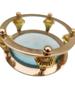 Brass Magnifying Glass Dome Nautical Map Reader Desk Paperweight Collectible