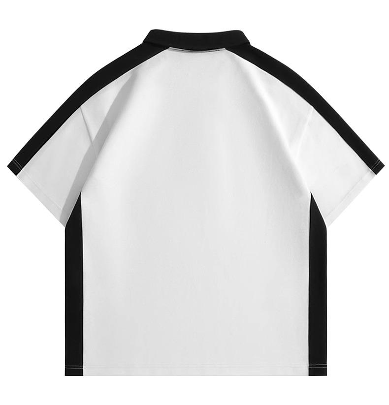 Hello Hipanda Panda Trendy Brand Personalized Design Short Sleeve Polo Shirt for Men's New Product Couple Short T