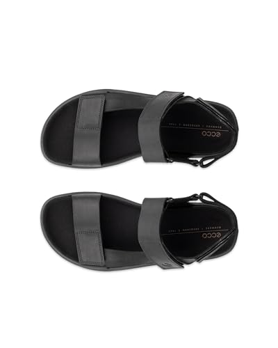 ECCO Float Genuine Leather Men's Sandals, 54017402001, Black, Size 25.5 Cm, 3E