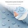 Round Anti-Slip Shower Mat with Suction Cups - Bathroom Floor Massage Pad