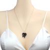 Halloween Personality Heart Pendant Necklace Earring Women Luxury Gothic Blood Droplet Ear Hook Jewelry Choker Accessories