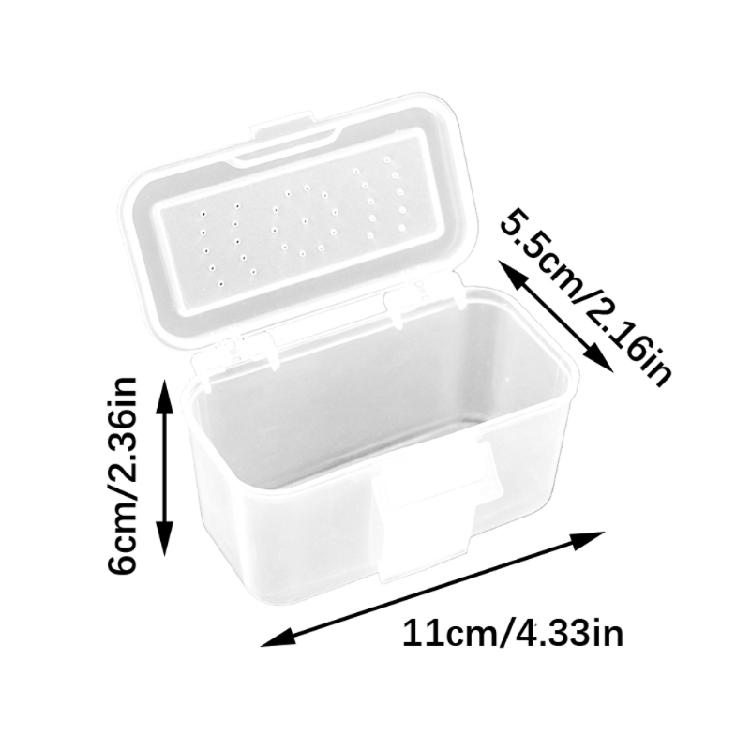 Breathable Fishing Live Baits Box Light Weight Plastic Live Baits Container Hanging Waist Plastic Baits Storage Box