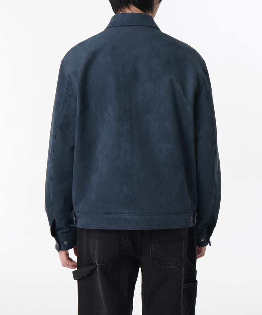 Musinsa Standard Synthetic Suede Work Jacket [Iron Grey]