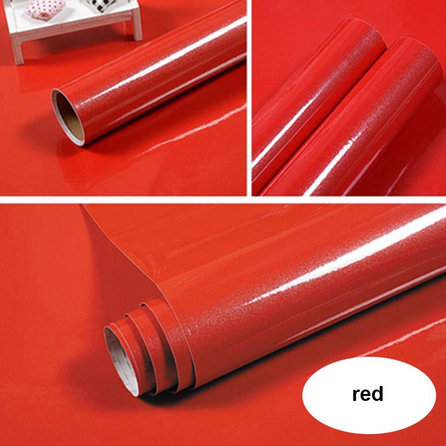 Перламутровые Однотонные Маслостойкие ПВХ Обои Самоклеящаяся Водонепроницаемая Ремонтная Наклейка для Кухонной Мебели Стола Шкафа