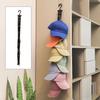Baseball Hat Hanger Organizer with 8 Strong Grip Anti-slip Clips Rotatable Closet Door Back Wall Hanging Hat Storage Display Hook Holder