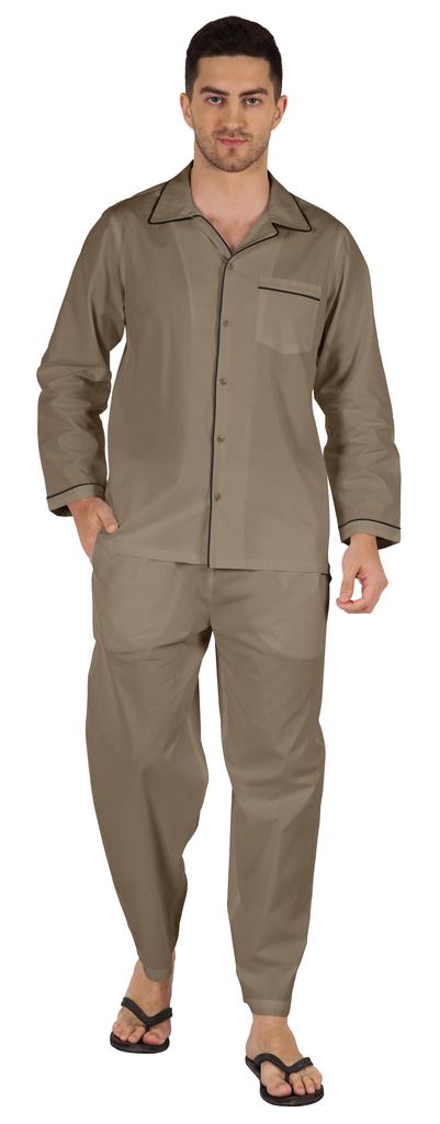 Inkmeso Мужские хлопковые пижамы, однотонная одежда для сна, одежда для дома, пижамный комплект с верхом и низом