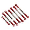 RC Car Tie Rods Full Set Aluminium Alloy Steel Turnbuckles for Traxxas SLASH 1 10 Short Course Upgrade Parts Red