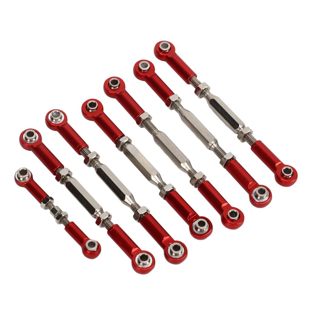 RC Car Tie Rods Full Set Aluminium Alloy Steel Turnbuckles for Traxxas SLASH 1 10 Short Course Upgrade Parts Red
