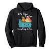 Funny Its Fine Dog Meme Hoodie Men Women Pullover Streetwear Soft Casual Sweatshirt Tops 0926-2