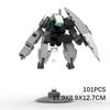 Совместимые Строительные Блоки MOC Мини-Меха Робот-Экзоскелет с Оружием и Щитом Сборка Фигурка DIY Игрушка для Мальчиков