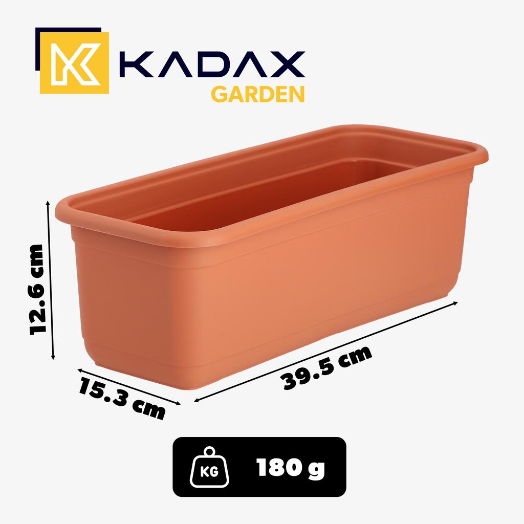 KADAX Skrzynka Balkonowa 40cm Doniczka Na Kwiaty