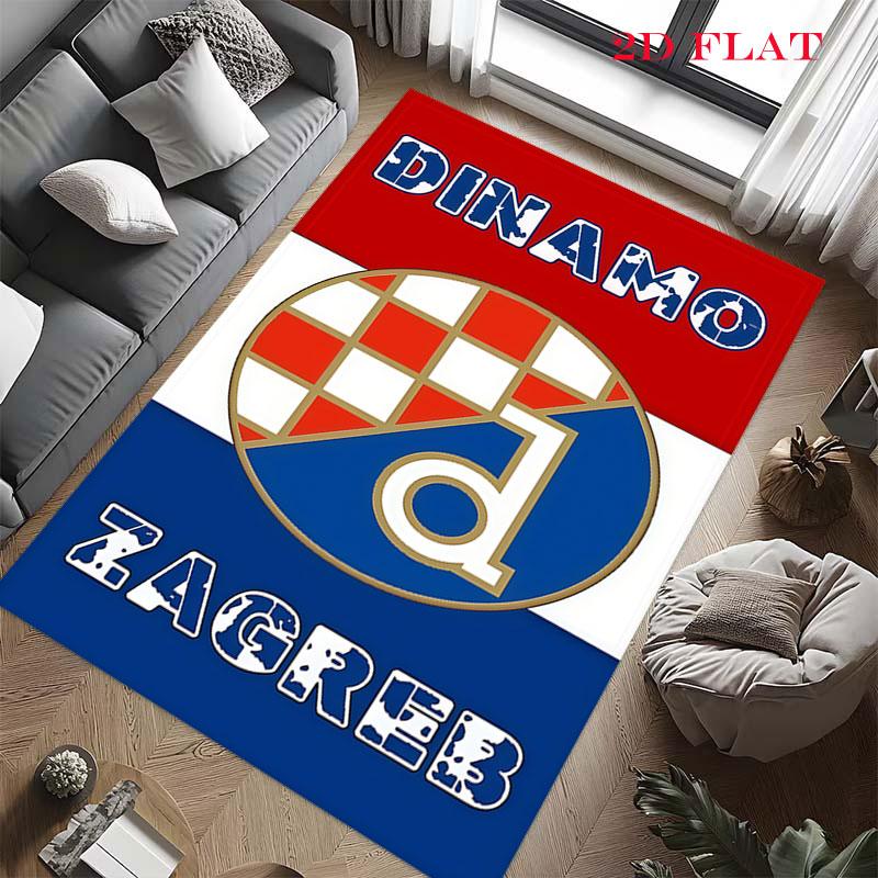 GNK Dinamo Zagreb Carpet Rug for Living Room Bedroom Home Sofa Decoration,Kids play Nonslip Floor Mat
