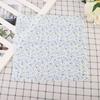 7Pcs Blue floral pattern Fabric Bundle Quilting Fabric  Hand quilt production