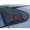 For Toyota RAV4 2pcs Carbon Fiber Look Style 1/4 Quarter Car Side Window Scoop Cover Five Slot Open Louvers Cover