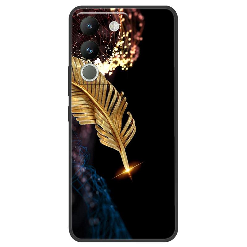 Чехол для VIVO V29E V2317 Защитный чехол для камеры Для телефона VIVO Y200 5G Мягкий силиконовый TPU Задняя крышка V2307 Ударопрочный Fundas