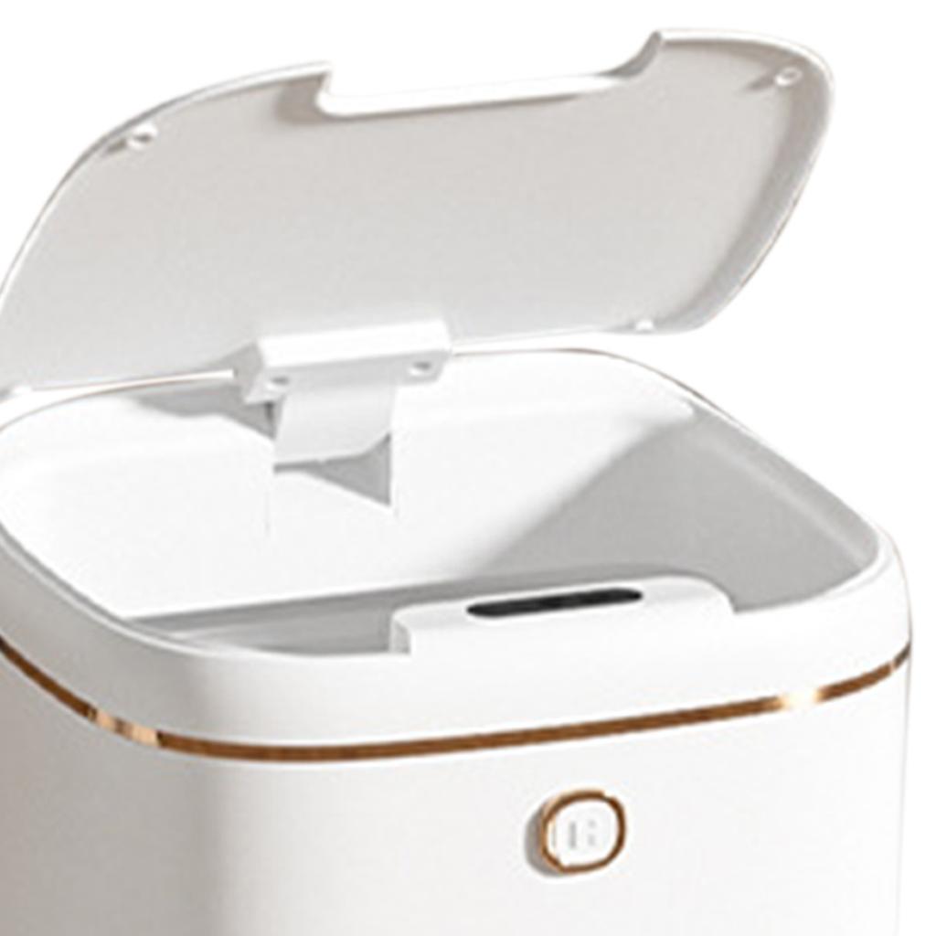 Автоматическое мусорное ведро 20 л, бесконтактный сенсор, легко моющийся полипропилен, водонепроницаемое электрическое мусорное ведро для кухни, ванной комнаты