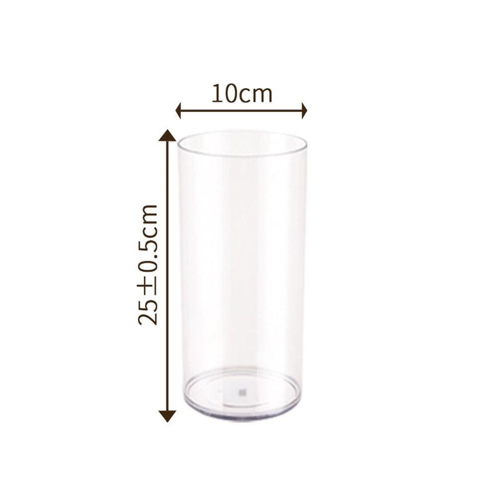 Acrylic Flower Vase Modern Deep Water Flower Pot Household Flower Bucket  Living Room