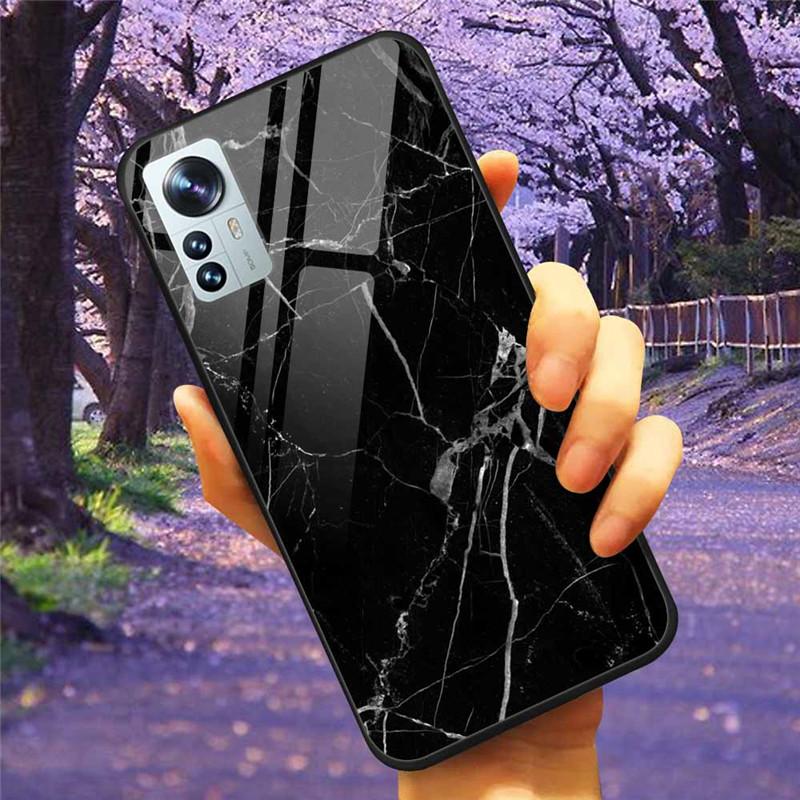 Для Xiaomi Redmi Note 12S Чехол 12 S Закаленное Стекло Модный Чехол для Redmi Note 12 4G Note12 Pro Plus 5G Pro+ Capa Coque Note12s