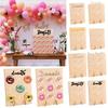 Wedding Decoration Birthday Favour Wooden Doughnut Rack Donut Wall Stand Donut Holds Storage Racks