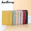 Women's Short Purse Candy Color Wallet Small Zipper Coin Purse Multi-card Slot Billfold Pu Leather Card Holder
