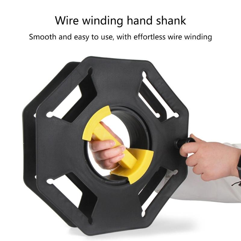 Портативные ручные органайзеры для кабельных катушек, легкие катушки для хранения проводов, диски для намотки лески, роликовые тарелки для лески