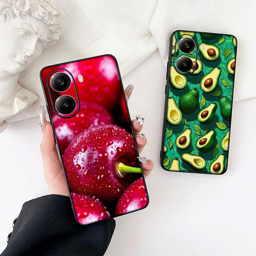 Cherry Strawberry fruit Summer Avocado cherry Case for Motorola Moto Edge 70 60 Fusion NEO Pro G Stylus G56 G96 G52 G04 G05 20
