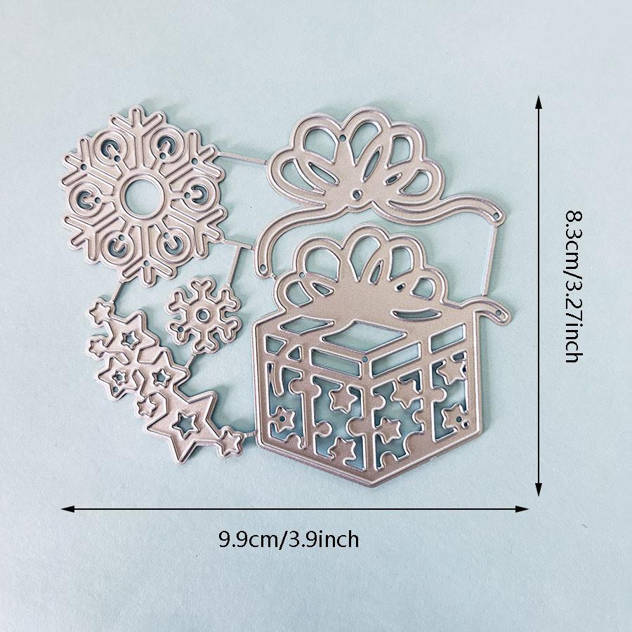Birthday Gift Box Celebration Elements Metal Cutting Dies Embossing Stencils For DIY Photo Album Decor Greeting Paper Card Making Crafts