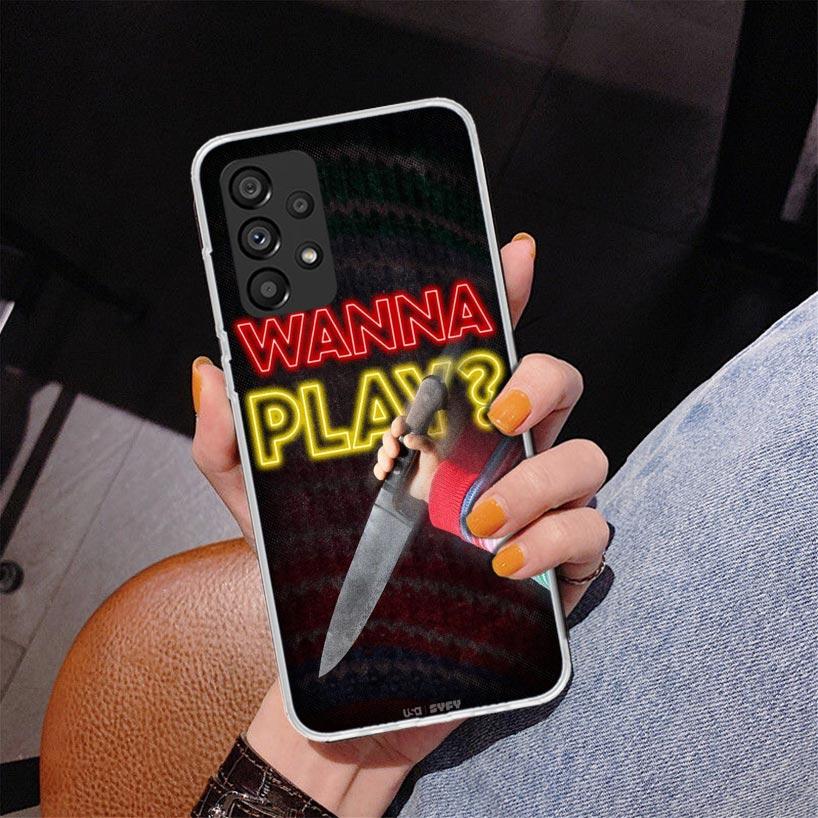 Чехол для телефона Chucky Child's Play для Samsung Galaxy A17 A37 A57 A16 A26 A36 A56 A15 A14 A13 A55 A54 A53 A35 A34 A33 A25 A24 A23 A5