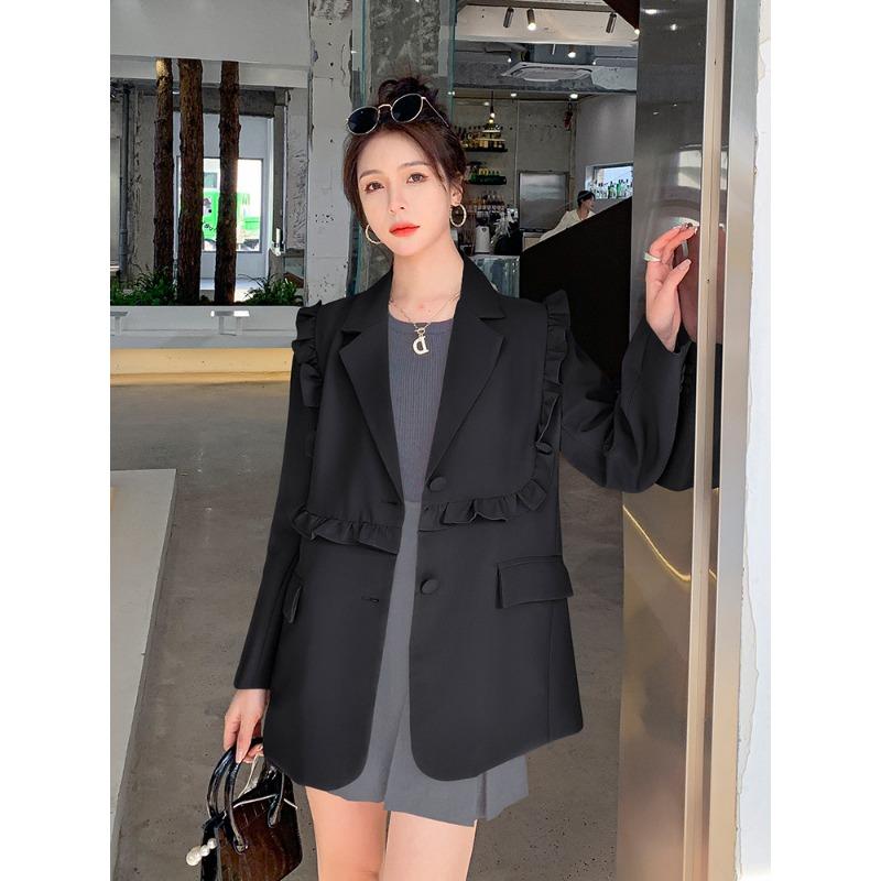 Блейзер женский весна и осень новый модный стиль топы для омоложения