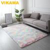 Tie-Dye Large Carpet Living Room Fluffy Floor Mat Super Soft Children's Room Non-Slip Home Decoration Bedroom Rug Washabl