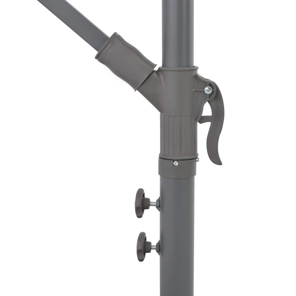 Umbrella with Aluminum Pole 300 cm Taupe